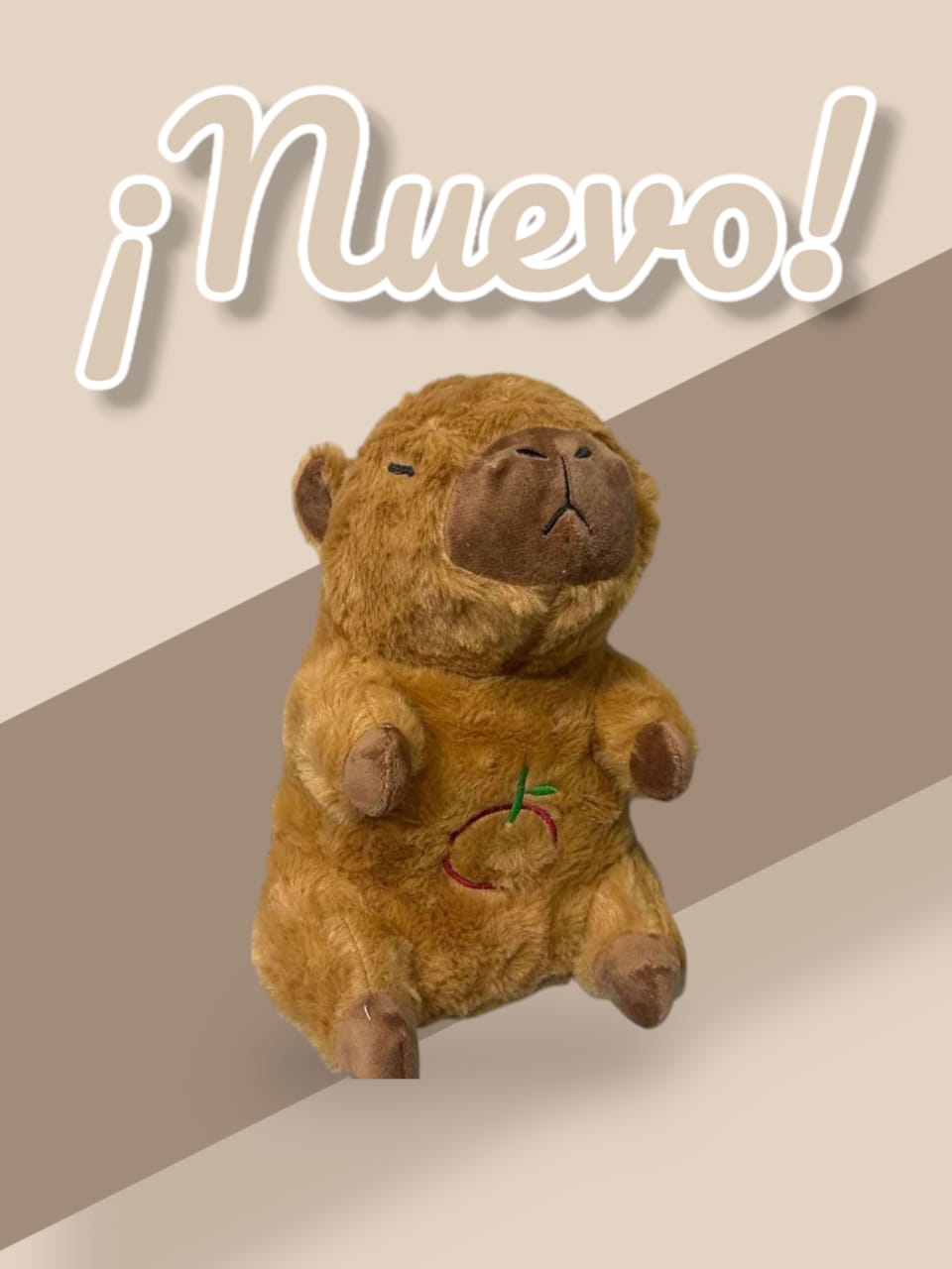 Capibara de Peluche con Sonido y Luz