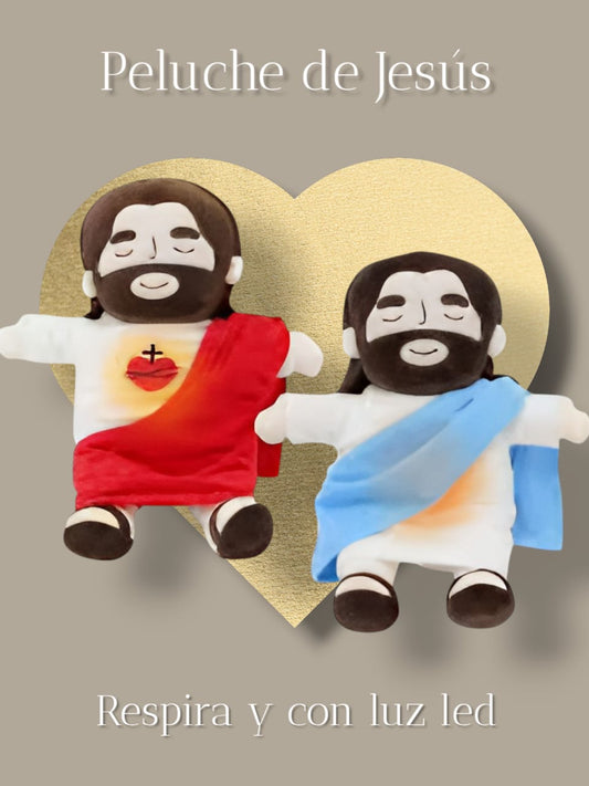 Peluche Jesús Respira con Luz